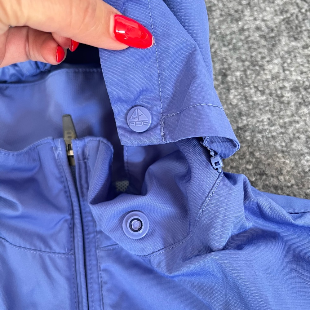 Nike ACG Women's Blue Purple Full Zip Windbreaker Jacket Size Small polyester - Picture 12 of 16